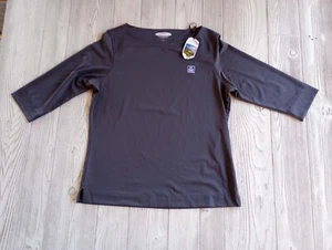 Pebble Beach Performance Yara Women's 3/4 Sleeve Size L Grey - Picture 1 of 10
