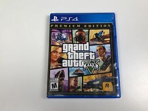 Grand Theft Auto V 5 Premium Edition (Sony PS4, 2015) (Working)