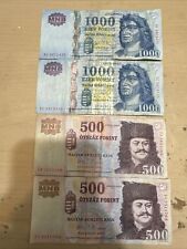 Hungary banknote lot of 4, 3000 Forint Include Commemorative