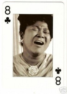 Mahalia Jackson -  JB Playing Card