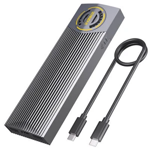 [mit Wärmeableitung - Lüfter ]Inateck NVMe Gehäuse USB 3.2 Gen 2 M.2 SSD Adapter - Afbeelding 1 van 7