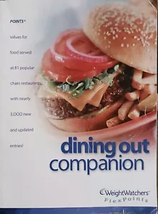 WEIGHT WATCHERS 2003 DINING OUT COMPANION Flexpoint - Bild 1 von 2