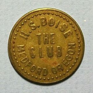 Medford Oregon H S Boise The Club bueno para ficha de latón 25cTrade 24 mm - Imagen 1 de 2