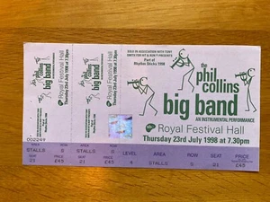 Phil Collins Big Band Ticket 1998 - Imagen 1 de 17