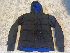 Thereabouts Boys XL 18/20 Husky Plus Black Puffer Coat Nice Preowned Condition - Picture 1 of 10