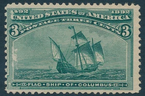 U. S. Scott #232 Fine Centering (Mint Never Hinged) SCV: $105.00 - Picture 1 of 2