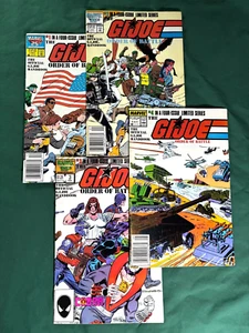 GI Joe Order of Battle # 1 2 3 4 (1986 Marvel) Newsstand Set Lot VF+ - Picture 1 of 16