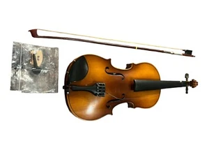 1971 Kiso Suzuki Violin No. 7 Stradivarius Copy 3/4 Violin w/ Bow - Picture 1 of 15