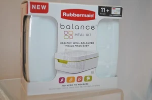 Rubbermaid Balance Vorportioniert Mahlzeitenset Lebensmittel Aufbewahrung Behälter Mikrowelle Geschirr - Bild 1 von 6