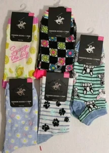 Beverly Hills Polo Club Crew-Damensocken Größe 5-9 $ 3,99 pro Paar - Bild 1 von 13