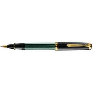 PELİKAN R800 BLACK GREEN ROLLER BALL NEW BOX - Picture 1 of 4