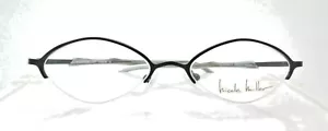 Nicole Miller Caspian Baltic Black 48-17 Eyewear Eyeglass Optical Frames Womens - Picture 1 of 3
