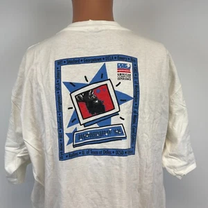 IBM American Computer Experience Camp Single Stitch T Shirt Vtg 90s Size XL - Picture 1 of 5