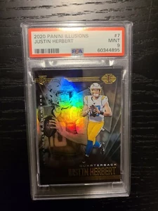 Panini Illusions 2020 novato Justin Herbert PSA 9 - Imagen 1 de 1