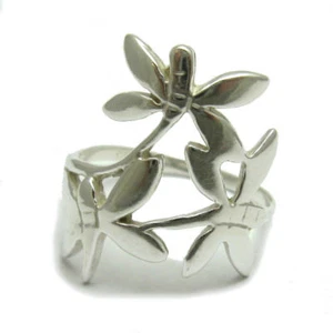 Genuine Stylish Sterling Silver Ring Solid 925 Dragonfly Hallmarked Handmade - Picture 1 of 4