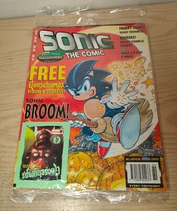 Sonic The Comic No 89 + Gänsehaut Album und Sticker Pack TEILVERSIEGELT - Bild 1 von 7