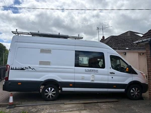 MK8 FORD TRANSIT XLWB 4 BERTH MOTORHOME MOTORCARAVAN SAT TV SOLAR LITHIUM RV VAN - Picture 1 of 24