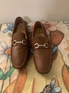 Mocasines de cuero coñac Marc Joseph para hombre 10,5 - Imagen 1 de 7