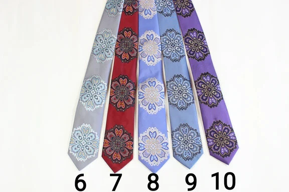 Corbata y pañuelo de seda Synthetix 6-10 Foto 1 de 1