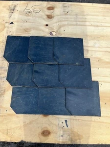 10 Stück Schieferplatten Waben-Deckung | 20x20cm | ungelocht - Bild 1 von 4