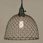 CHICKEN WIRE DOMED PENDANT CEILING LAMP CTW HOME COLLECTION New