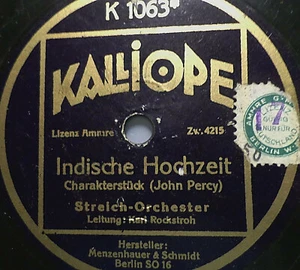 KARL ROCKSTROH "Indische Hochzeit / Siamesische Wachtparade" Kalliope 1916/18 - Bild 1 von 2
