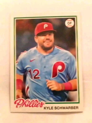 2022 Topps Archives - 1978 Topps Design #141 Kyle Schwarber - Image 1 of 2