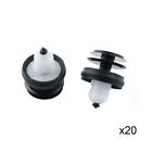Durable and Practical Door Trim Panel Clip with Seal for BMW Set of 20