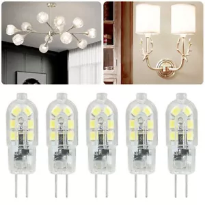 10PCS White G4 LED Light Bulbs 2W (20W Equivalent) DC 12Volt Bi-pin Base Lamp US - Picture 1 of 6
