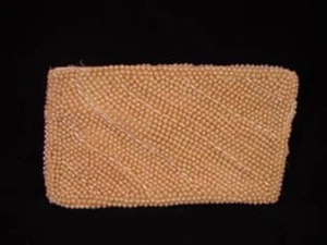 Bolso de mano vintage Japón con cuentas de perlas muy bonito - Imagen 1 de 6