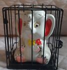 Vintage ?Elephant In A Cage? Coin Bank Taiwan Please Adopt Me