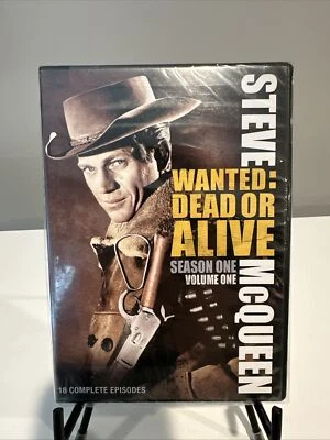 Wanted: Dead or Alive Season One Volume One (DVD, 1958, Full Screen, 4-disc) New - Image 1 of 2