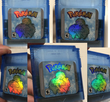 Pokemon Crystal Clear Version for Game Boy Color Gameboy (GBC / GBA) Custom USA