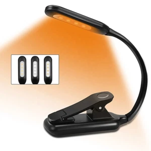 Book Light, Reading Light, Clip on Light, Reading Lamp, Rechargeable 9 LED - Picture 1 of 6