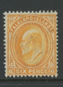 FALKLAND IS, MINT, #26, SMALL HR, WMK 3, CLEAN & SOUND - Picture 1 of 1