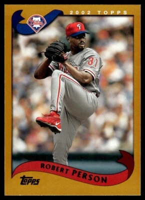 2002 Topps #394 Robert Person - Philadelphia Phillies - Image 1 of 2