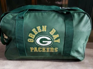 Vintage GREEN BAY PACKERS NFL Football Team Duffel Gym School Bag Backpack Vtg - Picture 1 of 12