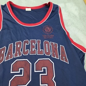 Barcelona Trikot Herren 2XL Blau Rot Ärmellos Jules Koundé Liga Fußball Soccer - Bild 1 von 10
