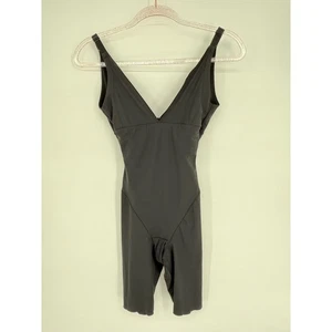 MaidenForm Body Control Black V Neck Sleeveless Bodysuit Shapewear Women Sz S - Picture 1 of 8