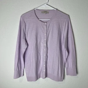 Neu ohne Etikett Loft lila Lavendel Strickjacke Knopfleiste Große 228 - Bild 1 von 5