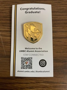 UMBC Alumni Association Pin Gold - Bild 1 von 3