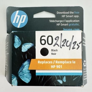 HP 60 Ink Black Cartridge Genuine Replaces HP 901 Expires JUNE 2026 - Picture 1 of 4