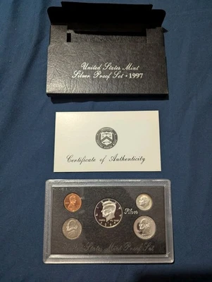 United States  Mint Silver Proof Set • 1997 - Image 1 of 4