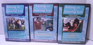 Fitting In and Having Fun Volume 1 2 3 DVD set Confident and in Control Moving - Picture 1 of 11