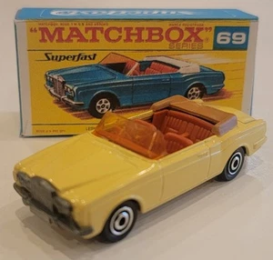 Matchbox Superfast 69 Rolls-Royce Silver Shadow Coupe 1969 Custom/Crafted Box - Picture 1 of 10