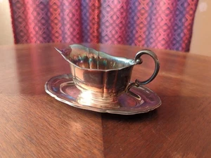 Silber Sauciere Kanne - Bild 1 von 8