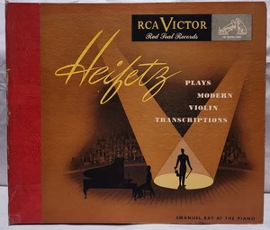 HEAR👂Jascha Heifetz Plays Modern Violin Transcriptions RCA Victor M 1126 4X 78 - Bild 1 von 23