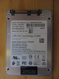 LiteOn SSD CV8-CE256-HP 256 GB SATA III 2.5" Solid State Drive HP L15369-001 - Picture 1 of 3