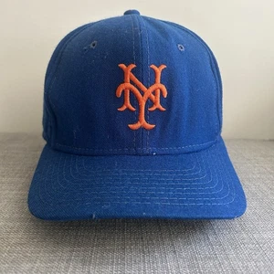 Vintage New York Mets Sports Specialties Mütze tailliert 7 5/8 blau uni Logo 90er - Bild 1 von 8