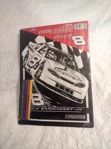 Dale Earnhardt Jr. NASCAR Coloring page Speed Boards NIB Vintage #8 - Picture 1 of 6
